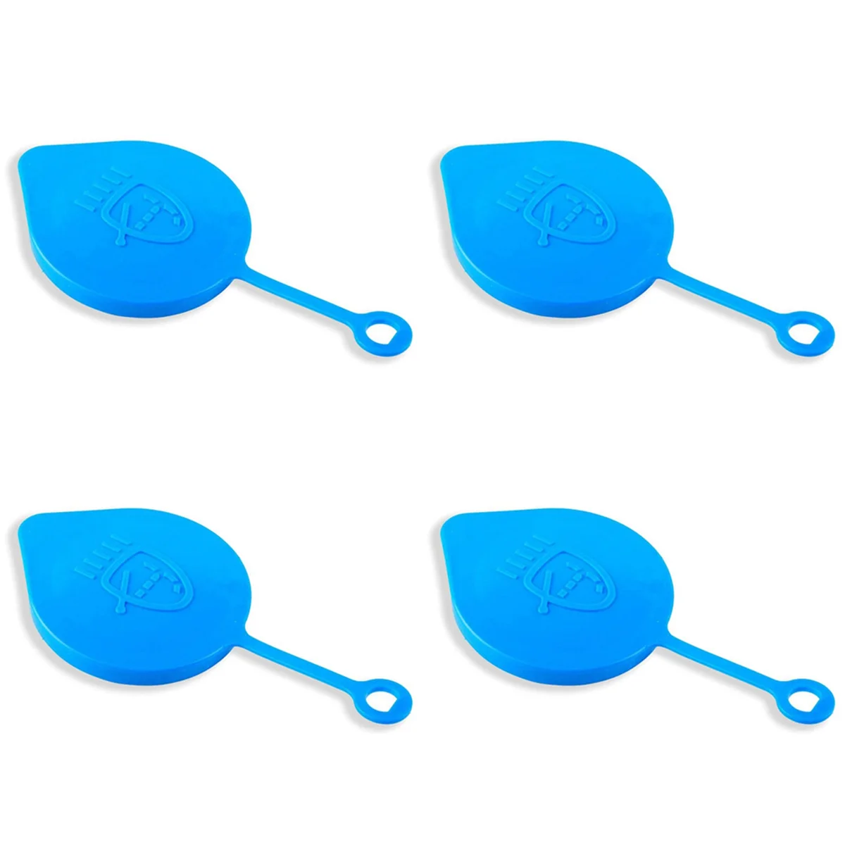 4X Windshield Washer Fluid Reservoir Cap for Honda Accord Civic CRV CRX, Replacement 38513SB0961 Washer Nozzle Cap