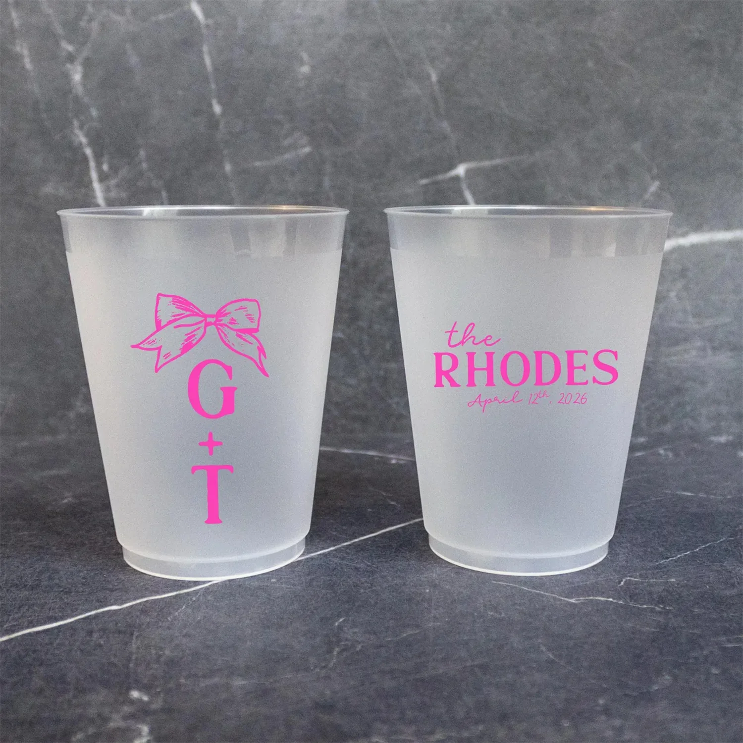 

Personalized Wedding Cups, Custom Frosted Wedding Cups, Custom Wedding Cups, Wedding Souvenirs, Cocktail Bar Cups, Wedding Frost