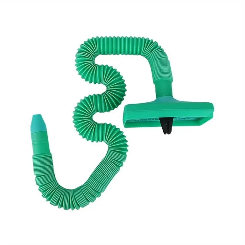 Car Air Conditioning Vent Extension Hose Telescopic Auto Universal Air Conditioner A/C Outlet Hose Green