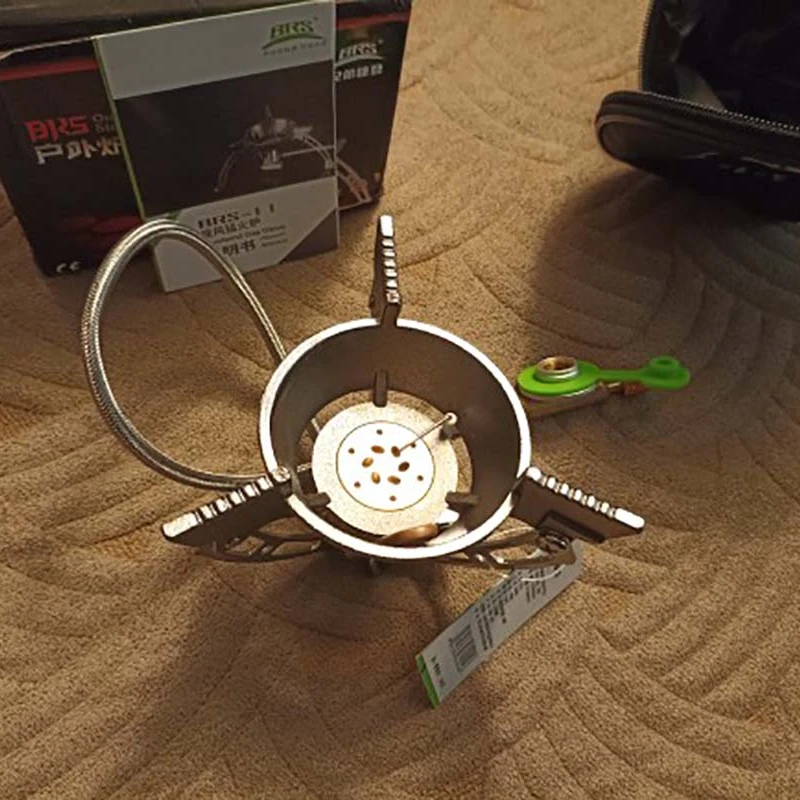 BRS Portable Outdoor Camping Windproof Gas Stove Cooker Furnace Stove Gas Burners BRS-11
