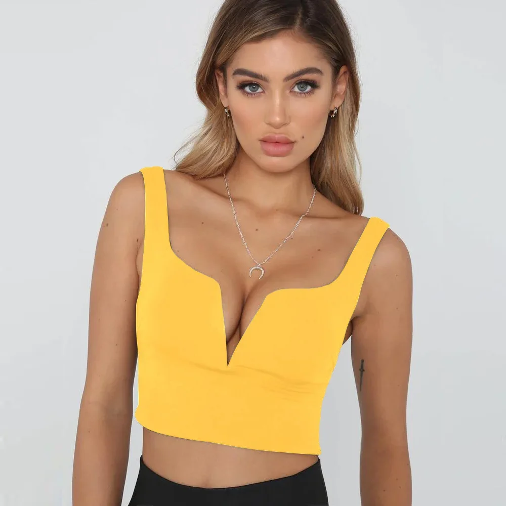 2019 New Sexy Vest Women Summer V-neck sexy Ladies Coat Vest Female Girl Sleeveless Jacket Outwear