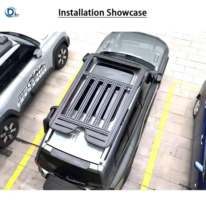 Многофункциональная внедорожная платформа-багажник на крышу для Nissan TERRA и Toyota Rav4, алюминиевый сплав, максимальная нагрузка