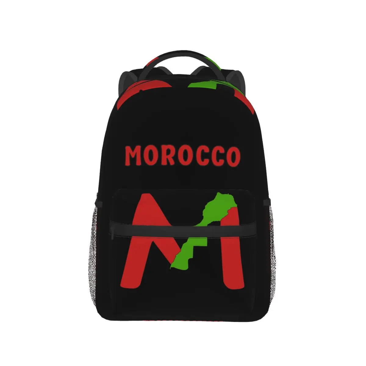 

Moroccan Passport Kingdom Of Morocco Backpack Hot Sale Daypack Large Capacity Kid BookBag School Bag Shoulder Bags for Men Women