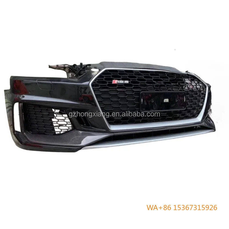 

Condenser Tank Bolt-On Black Used RS Body Kit for RS3 RS4 RS5 RS7 Front Bumper Grill Grille Accessories Headlight