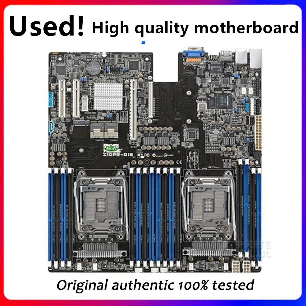 C621 LGA 3647 For ASUS Z11PR-D16 server workstation Z11 Motherboard DDR4 Computer USB3.0 SATA3 Desktop Mainboard Used