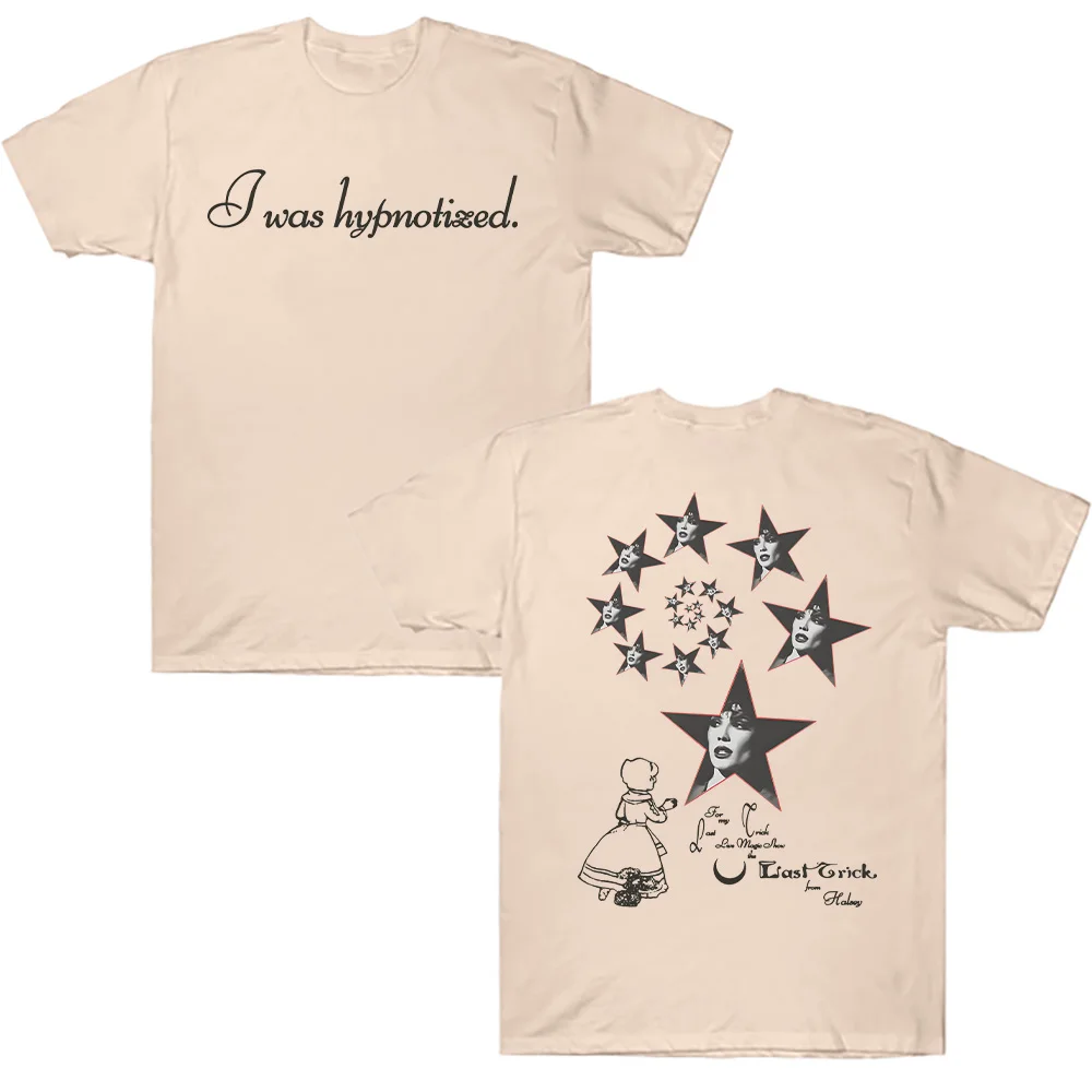 

Halsey I Was Hypnotized Tee Fashion Halsey Print Cotton T Shirt Women Men Vintage Short Sleeve Streetwear Unisex Casual Clothing