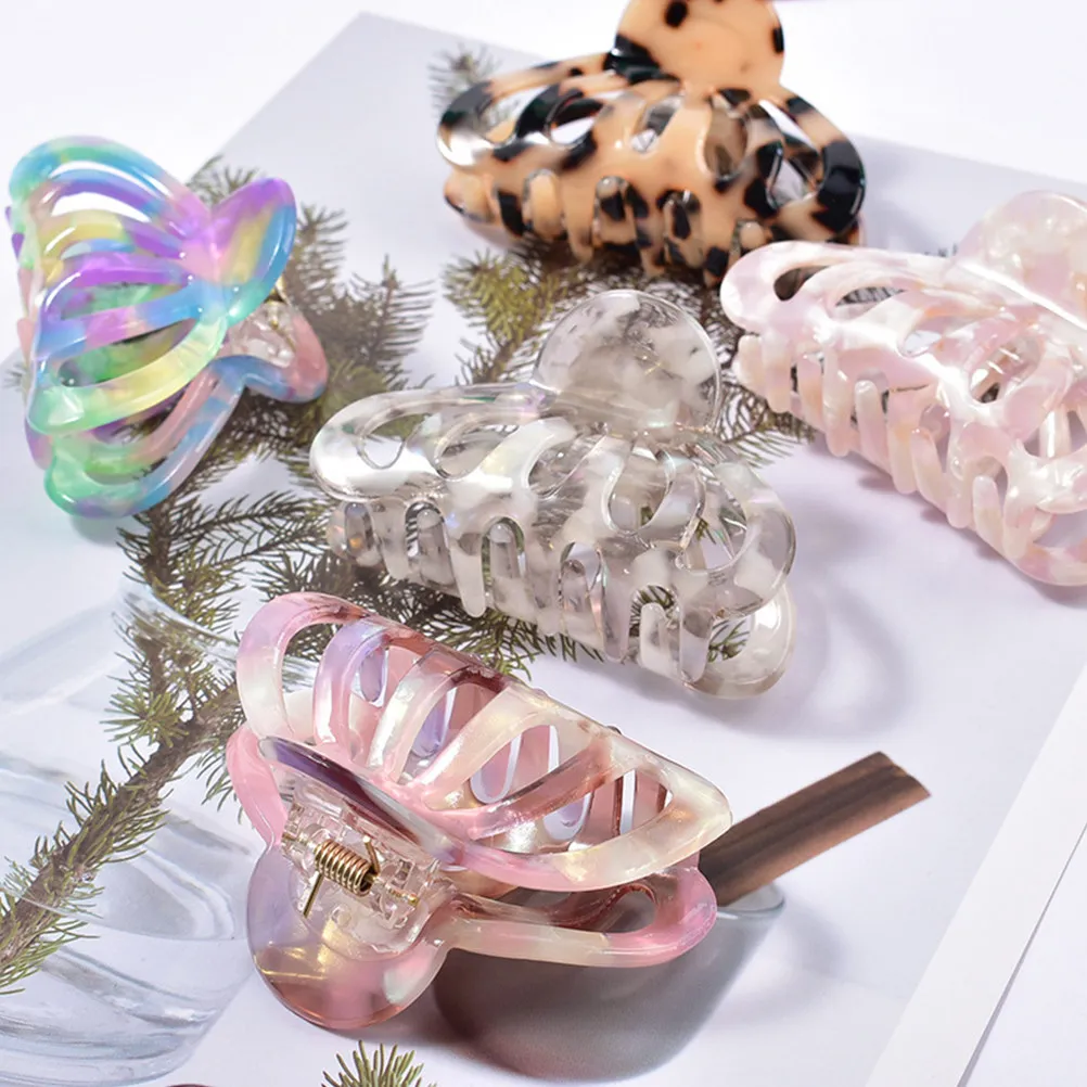 

Bohemian Hair Claw Clip Acetate Jaw Clips for Women Graceful Non-Slip Hair Accessories for Party Wedding Prom Daily Use