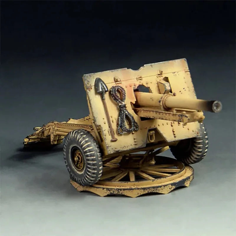 

Plastic Model Toy Ornament TAMIYA Military Assembled Model British four-wheel trailer and 25-pound field gun TAMIYA 35044 1/35