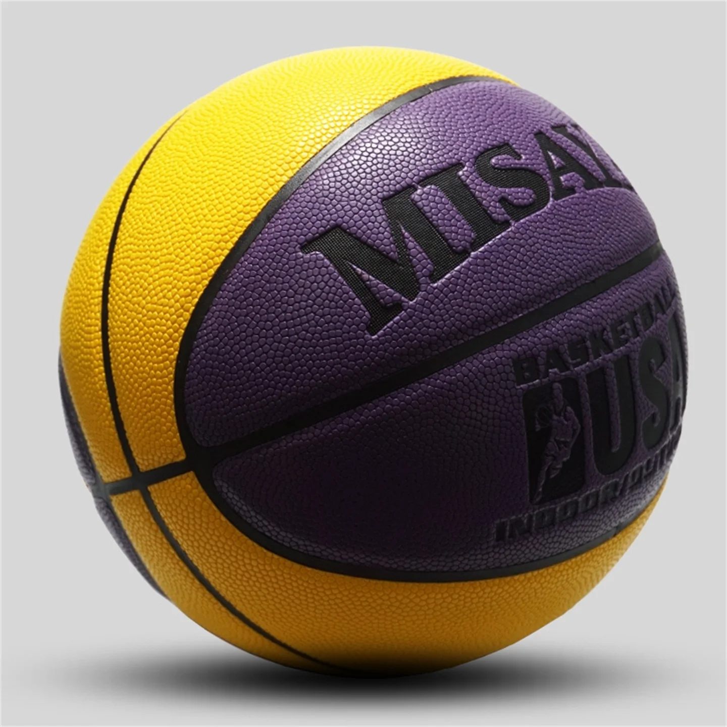 الحجم 7 #   كرة السلة المصنوعة من جلد البقر الأصلي للطلاب البالغين في الأماكن المغلقة والخارجية، مقاومة للاهتراء، كرة السلة للتدريب على المنافسة الرسمية