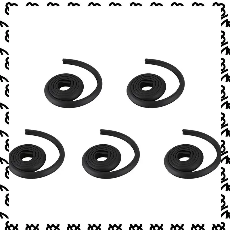 

A07I 5X2M Защитная полоса для стола для детей Детская безопасность Стеклянный край Мебель Ужас Краш Бар Угловая пена (черный)