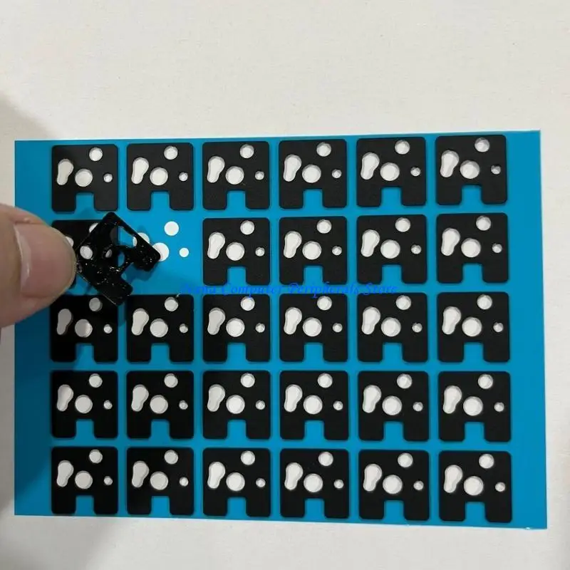 F68C 120Pcs PEs Pad for Mechanical Keyboards PCB Switches Pad Stickers Foam Material Gaskets Improve BM60 BM65 BM68