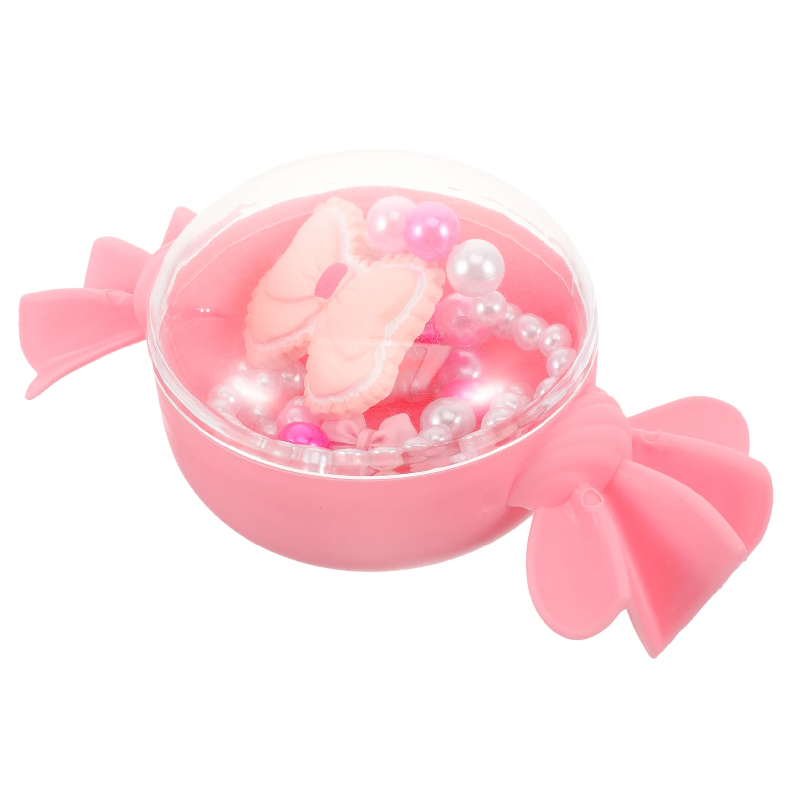 

Bow Tie Children's Princess Jewelry Ornaments for Kids Girl Plastic Bead Jewellery Girls