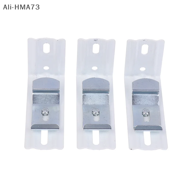 

1/2Pcs 3Inch Vertical Blind Bracket Clips Metal Roller Shutter Pull Curtain Fixing Mounting Holder Accessories