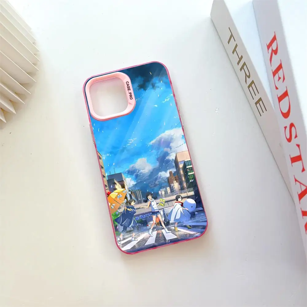 Japanese Comic Cartoon Culture MINISO Phone Pink Popular In Korea Wholesale Case For IPhone 16 15 14 13 12 Pro XR Shockproof Co