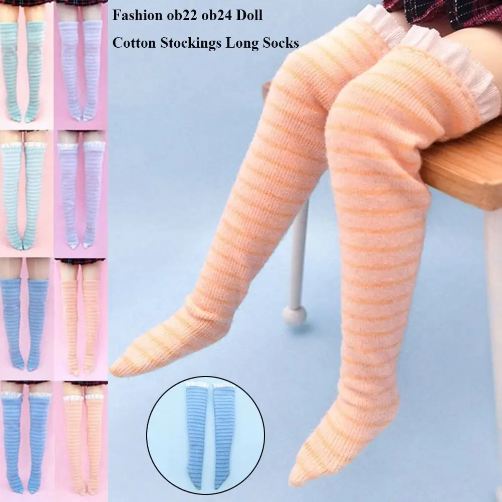 Fashion Handmade Cotton Stockings Casual Wear 8 Styles Long Doll Socks Dress Clothes Accessories