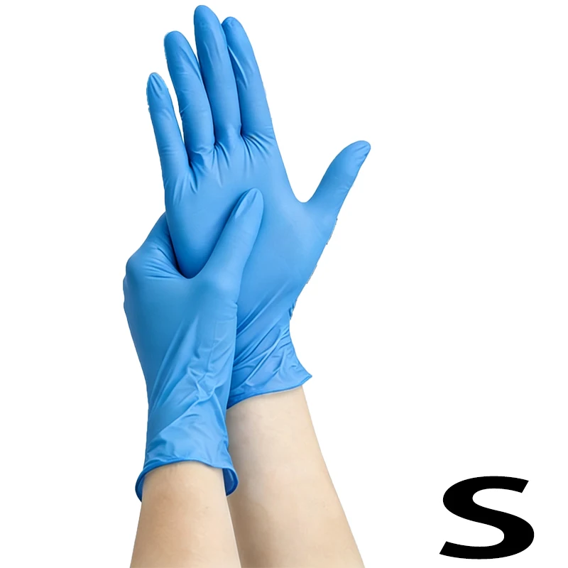 20/50/100/200/400 stuks wegwerp zwarte nitrilhandschoenen, geschikt voor keukenreiniging, waterdicht en oliebestendig, huisdierverzorging
