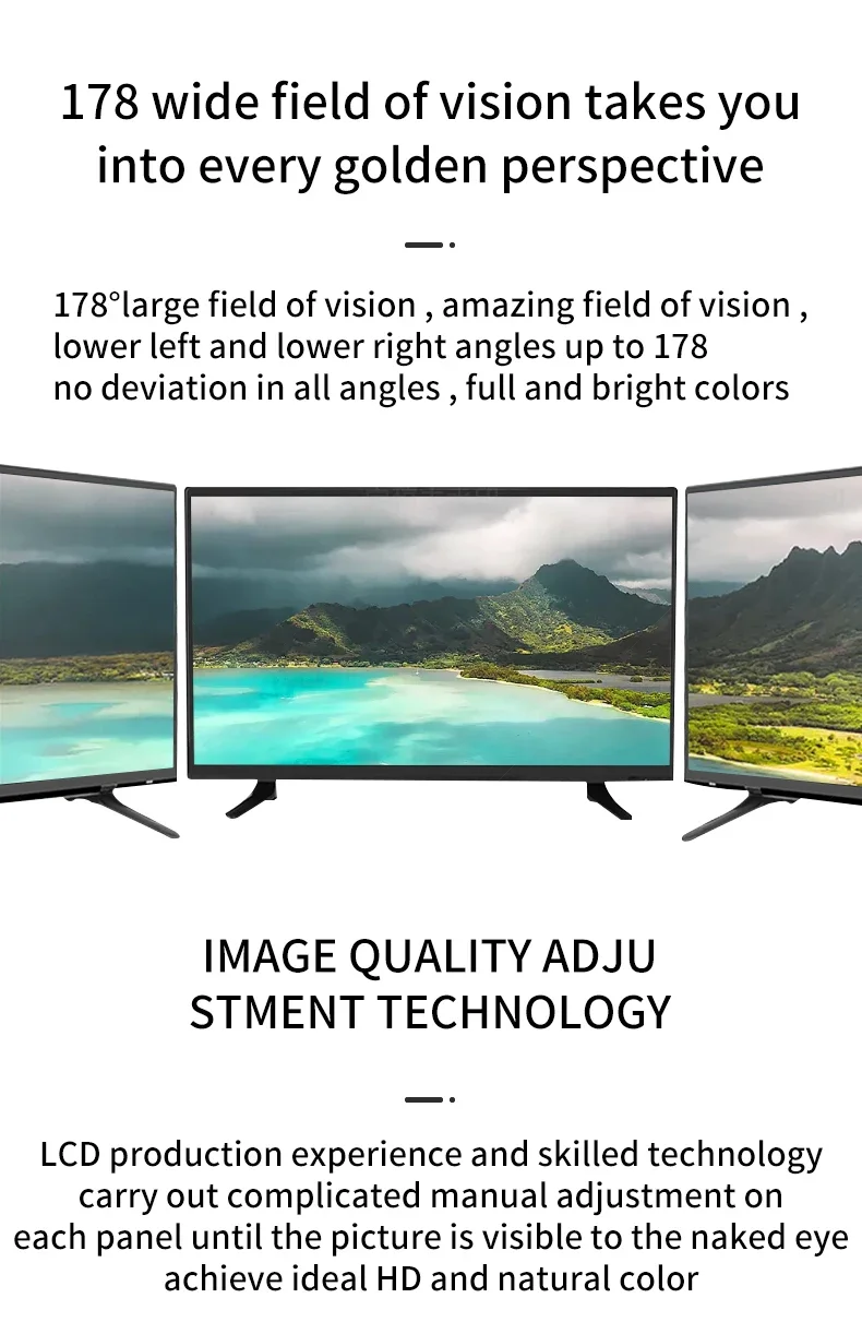 범용 LED TV, HD 컬러 스마트 TV, 4KTV, 43 인치