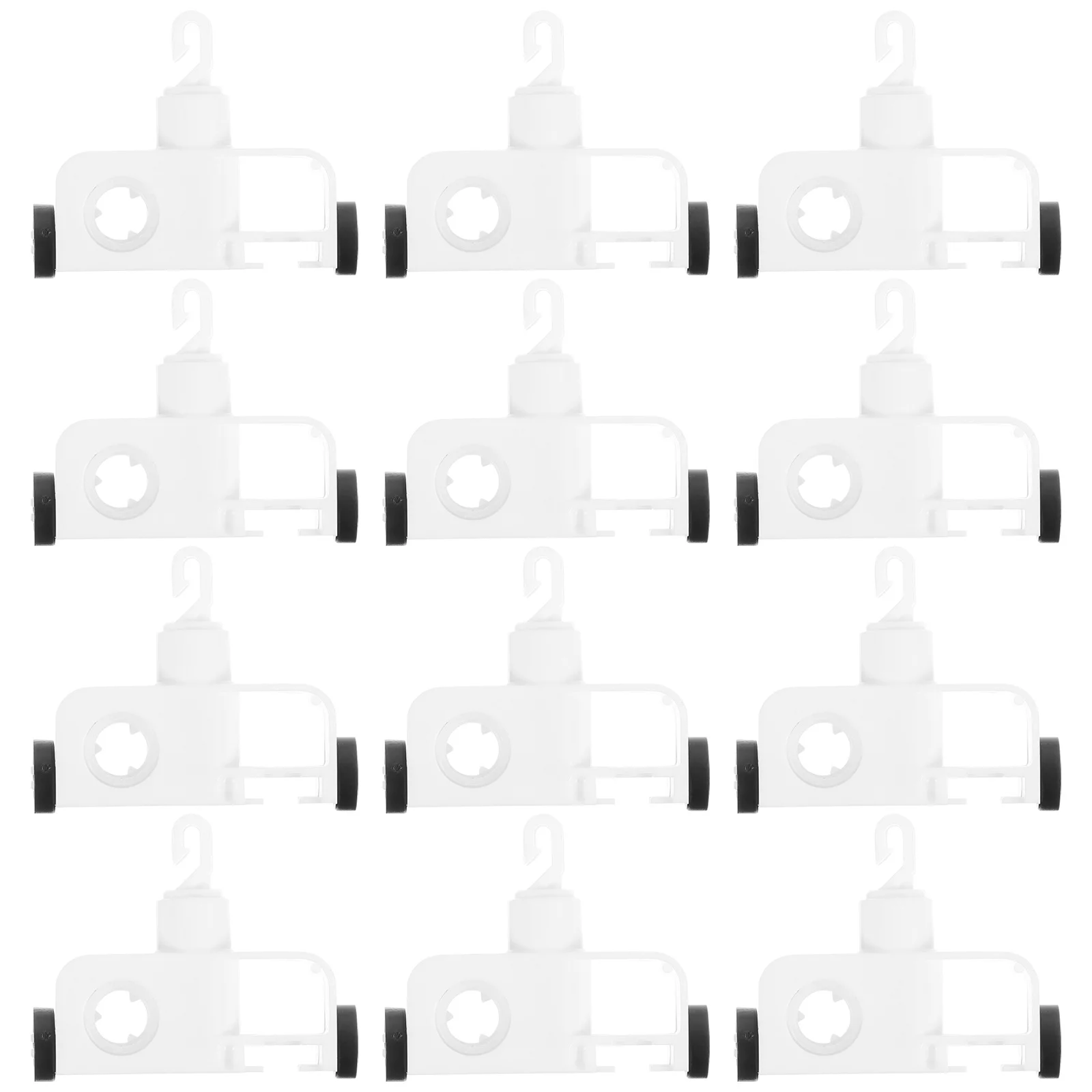 12 قطعة من قطع غيار حاملات عمودية عمودية عملية هادئة وسلسة ودعم عالي التحمل لديكور نافذة المكتب المنزلي #1