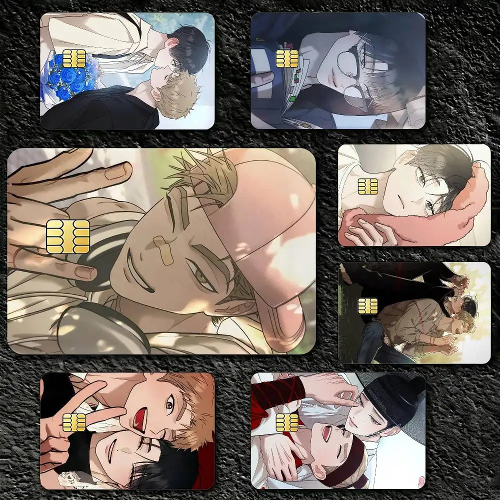 M-Manhwa R-Red S-String Q-Quests Decorative Waterproof Film Skin Cover Credit Card Stickers Debit Front Bank Bus Pass