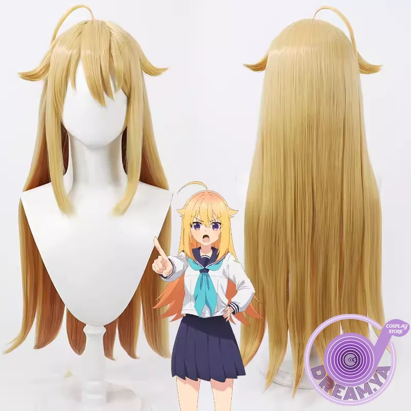 

Парик для косплея Koshi Torako Shikanoko Nokonoko Koshitantan Желтые Длинные Синтетические волосы термостойкие на Хэллоуин