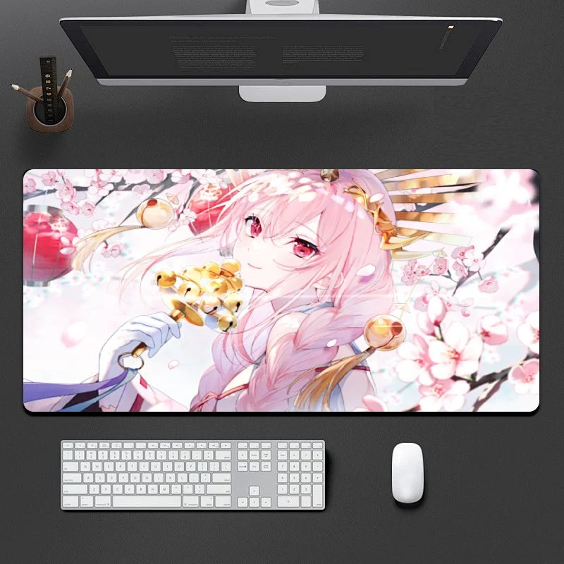 Desk Setup Anime - VIKAMA Aesthetic Anime Mouse Pad Japanese