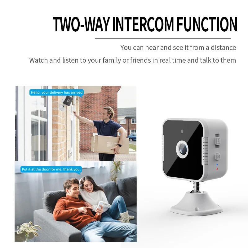 New Smart Home Monitoring Wireless Wifi Security Equipment Mobile Interconnection Remote High-definition Night Vision IP Camera