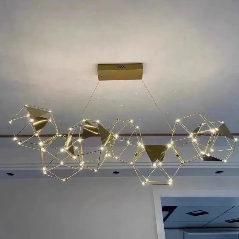 

2025 New Italian Bar Pendant Lamp Firefly Minimalist Light Luxury Dining Room Home Internet Celebrity LED