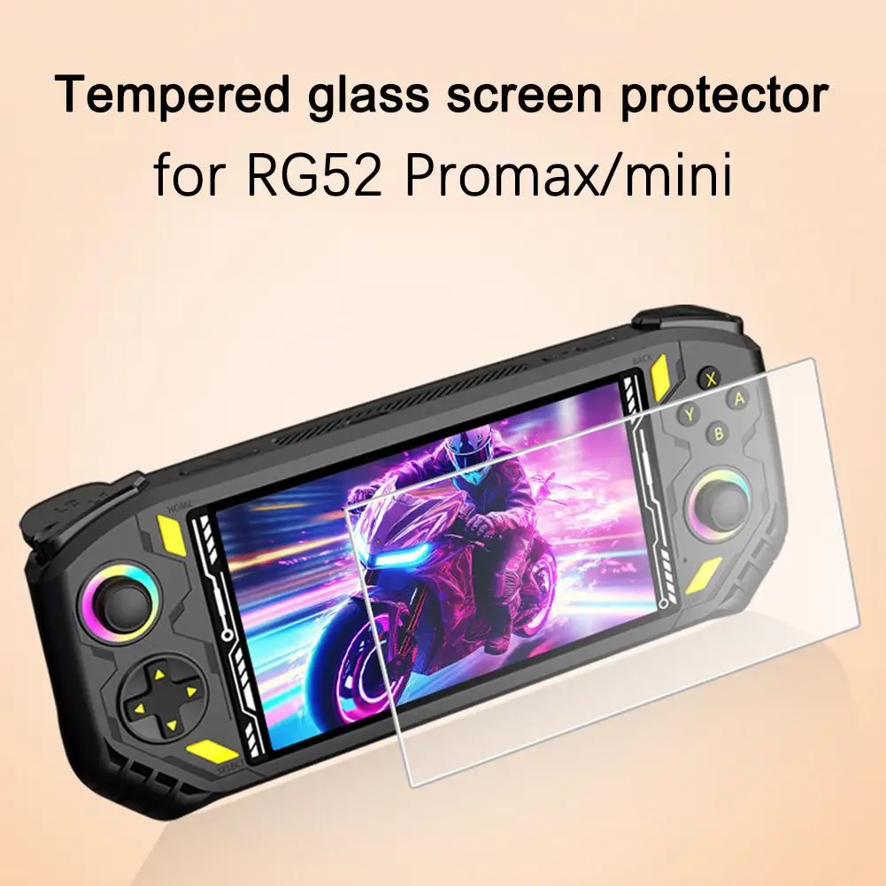 Tempered Glass Scratch-Resistant Screen Guard For RG52 Pro Max For RG52 Mini 9H Hardness HD Anti-Scratch Film Accessories