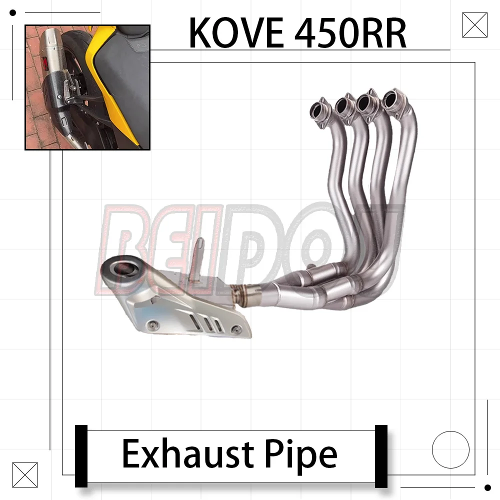 

For KOVE 450RR RR450 450 RR Motorcycle Modified Valve Exhaust Exterior Full Exhaust Side Exhaust Pipe