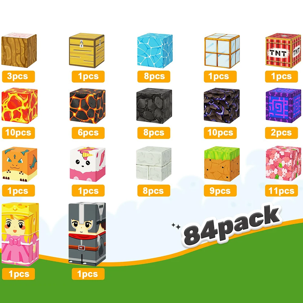 クリエイティブストリートビュー磁気ビルディングブロックレンガ建築キット Diy モデル子供のハイテクおもちゃ子供のためのギフト