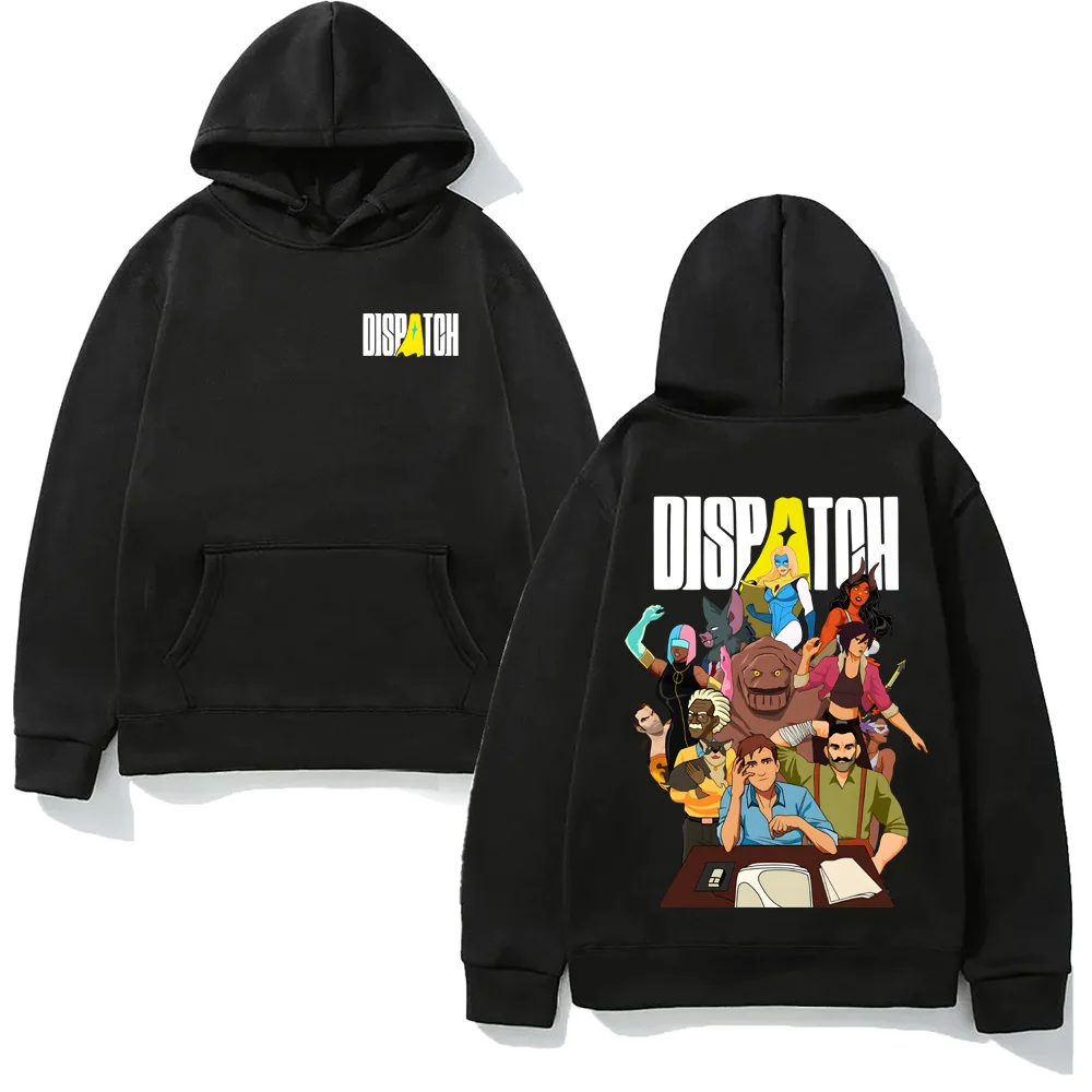 Sudaderas con capucha con estampado de juego de despacho, sudadera con estampado de Anime para Otoño/Invierno, sudadera con capucha suave de lana de dibujos animados con capucha