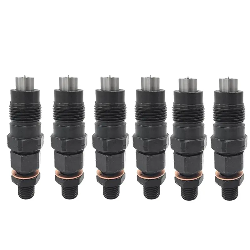 A60E-6Pcs 4D56 Engine Fuel Injector Nozzle DN0PDN112 MD103301 For Mitsubishi L200 L300 1986-2013 Pajero 1982-2004 MD196607