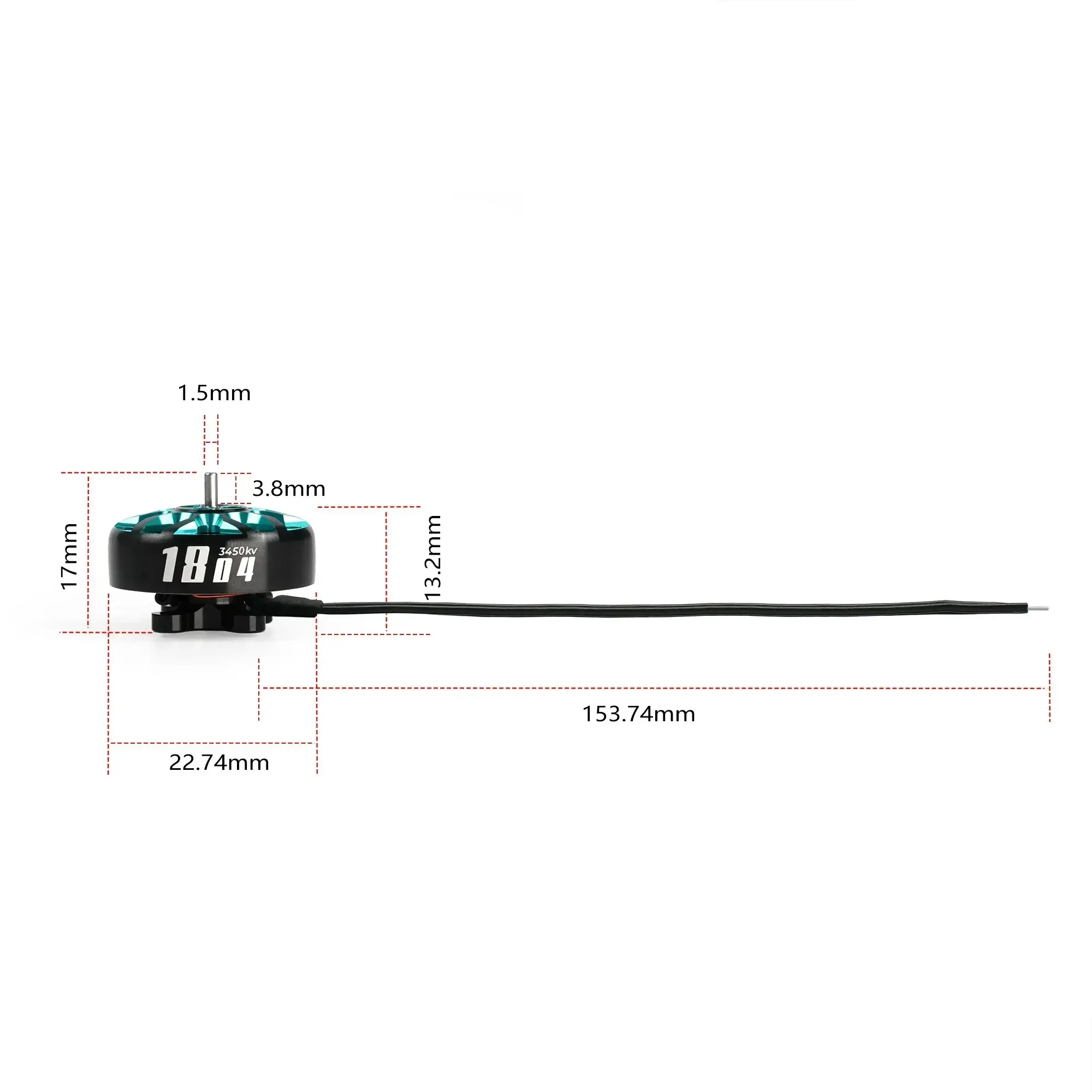 GEPRC GEPRC SPEEDX2 1804 FPV Motor 2450KV 6S 3450KV 4S