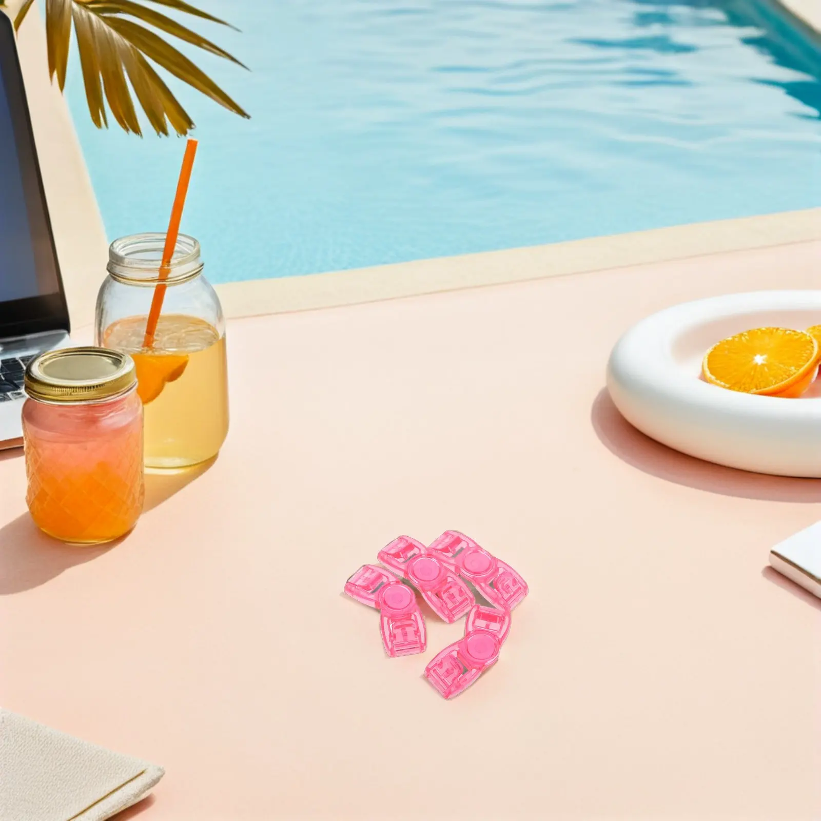 

8 шт. быстросъемных пластиковых застежек для очков для плавания, универсальные регулируемые крепления для ремонта плавательных очков