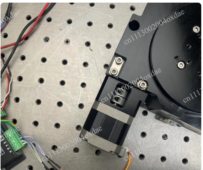 100Mm table, rotating numerical control indexing disc 42 stepper motor turntable, high precision R axis, worm gear