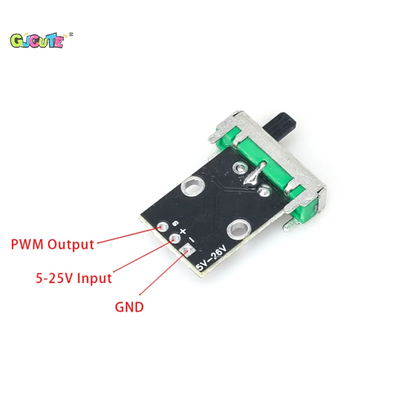 Slide Type HV Digital Servo Tester PWM Checker Driver 5-26V Input Brushless Motor ESC Controller DIY Speed Control Switch Part