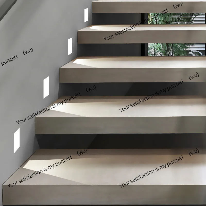 Borderless, embedded LED human body induction foot light smart corner step hotel staircase aisle light