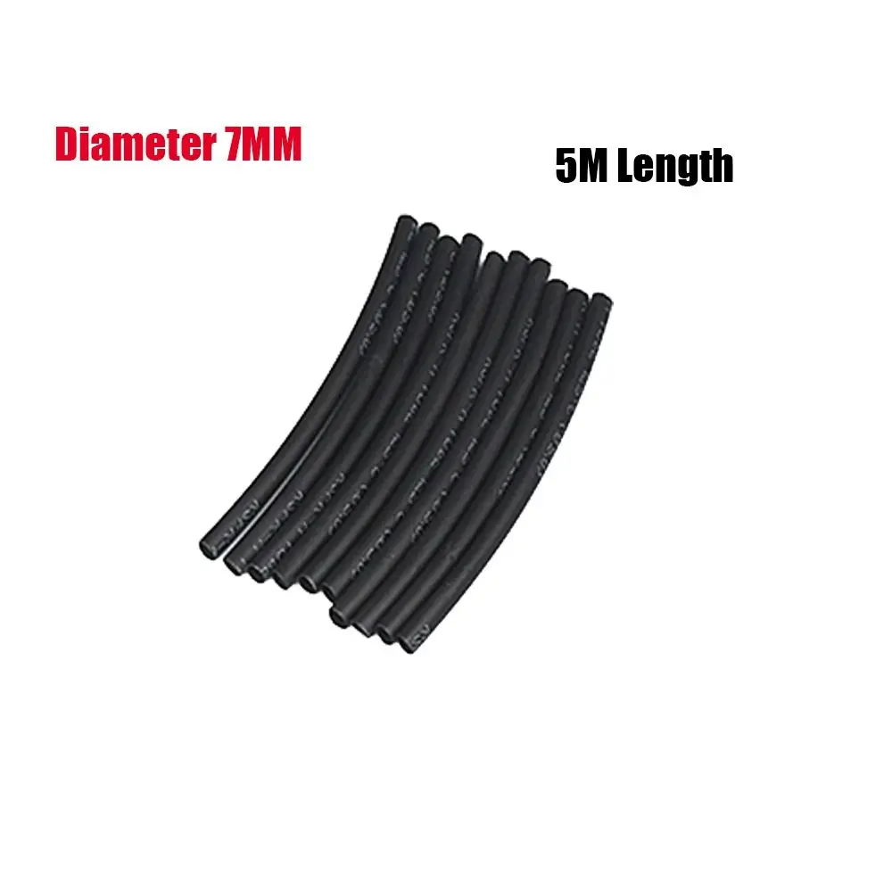 5M Industrial Hand tool combination Black color Heat Shrink Tube Electrical Cable Tubes Tubing Wire Wrap Sleeve Assorted