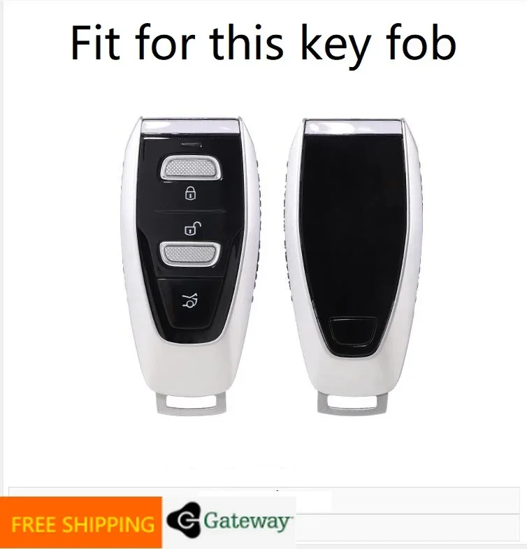 

Brand New Aluminium Alloy Car Key FOB Case Key Cover for Aston Martin DBX 2020 2021 Auto Accessories Ring