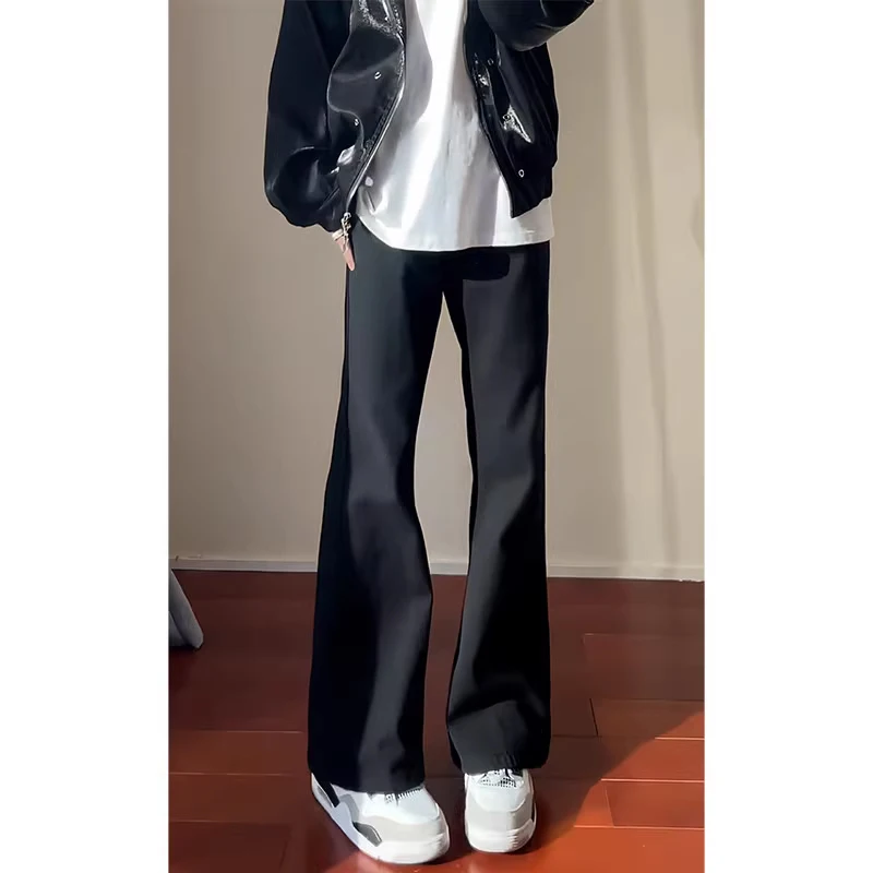 

American High Street Slim Fit Jeans Men's Autumn Winter Cleanfit Knife Pants Narrow Straight Leg Trousers