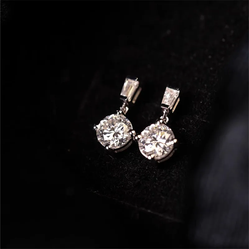

925 Sterling Silver Electroplated 14K Gold Muslim Geometric Stud Earrings For Women Exquisite Temperament Banquet Jewelry