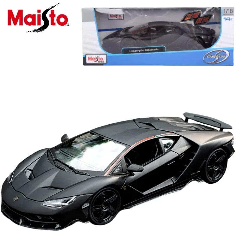 1:18 Lamborghini Supercar legering gegoten miniatuur simulatiemodel, statische decoratie voor volwassenen, jongensspeelgoed, kindercadeaus,