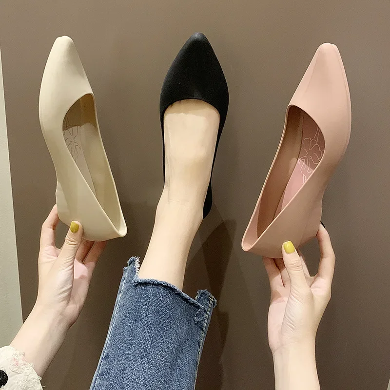 Comemore kobieta mokasyny damskie płaskie buty buty szpiczasty nosek czerwone kalosze biuro płytkie wiosna kobiece mokasyny damskie Casual 39