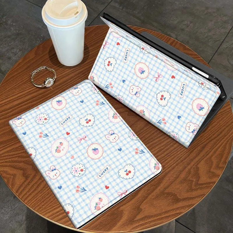 

Sweet cherry strawberry Love For Xiaomi Redmi Mi Pad 2 4 5 6 6s 7 8 11 12.5 12.4 11.2 8.7 SE Pro Plus Max Cover Tablet Case