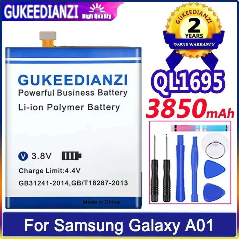 

Mobile Phone Battery Safe 3850Mah QL1695 For Samsung Galaxy A01