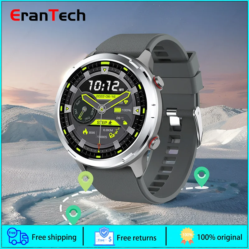 Sports GPS Smartwatch 2024 Heart Rate Health Monitor Exercise Fitness reloj Outdoor Sports Compass Smart Watch for Men Women