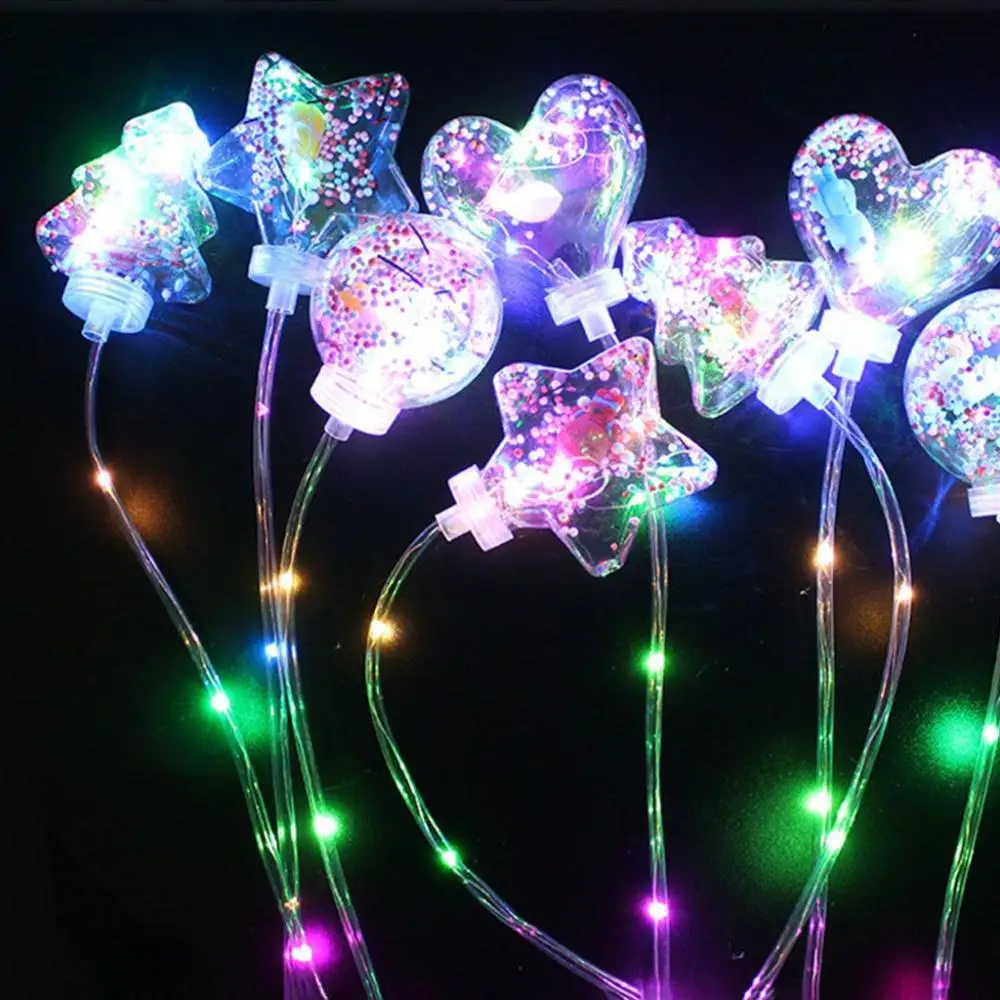 1 pcs Cheap Flashing LED Light Up Glow Toys Party Favors Wedding Decor Kids Toys Bobo Balloons