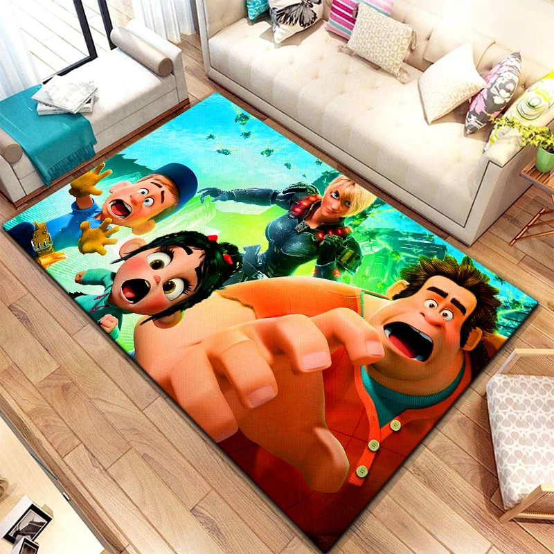 Wreck-It Ralph Carpet,Children's Living room Bedroom floor mat Kitchen mat Bedroom Mat,bedroom decor birthday gift Yoga mat