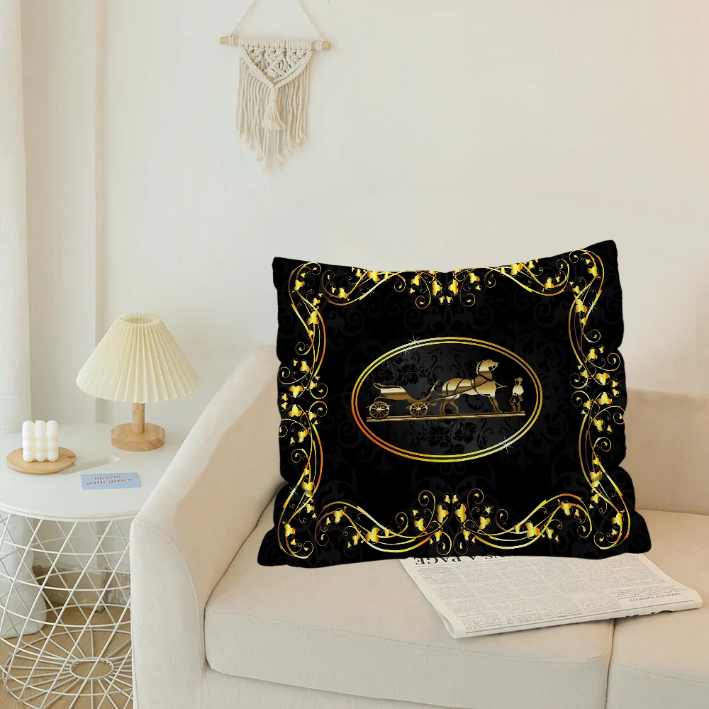 Sofa Luxury Cushion Cover Pillow Cover Pillowcase Decorative Pillowcase H-hermes-s Cushion Covers 45x45 Pillow Cases 45 × 45