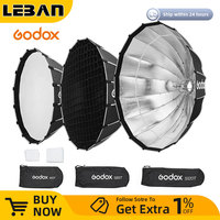 GODOX S65T S85T S120T Umbrella style Quick installation Studio Silver Wide Angle Beauty Dish Honeycomb Grid for Photographic